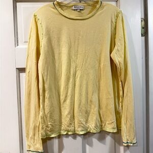 Michael Stars Lemon Long Sleeve Top